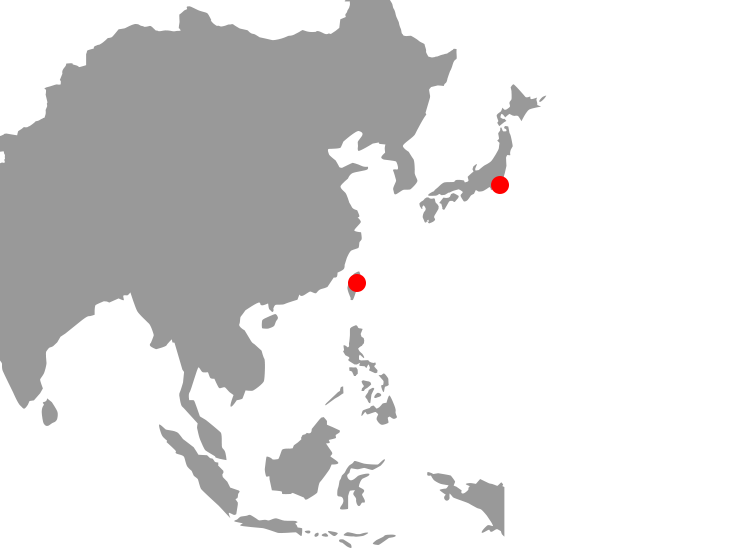 アジア拠点地図