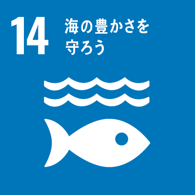 持続可能な開発目標（Sustainable Development Goals）SDGsの17のゴール「14.海の豊かさを守ろう」