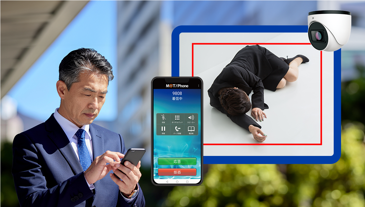 様々な危険をAIで検知。