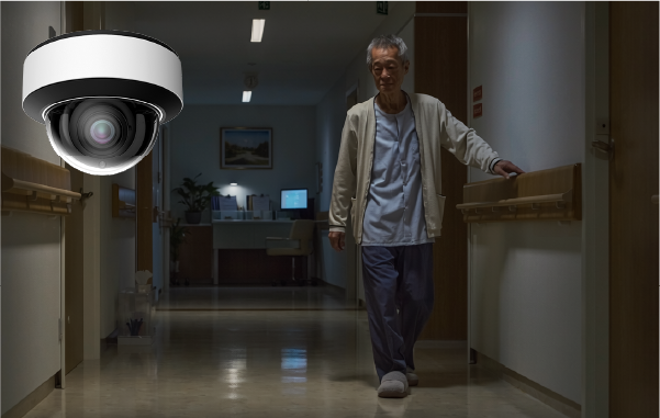 【介護施設】夜間の見守り負担を50%削減