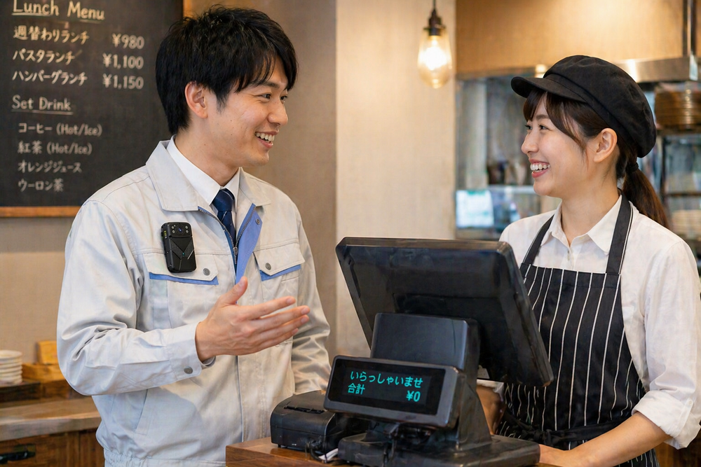 ボディカメラ カスハラ対策 メンテナンス設備業 対応事例