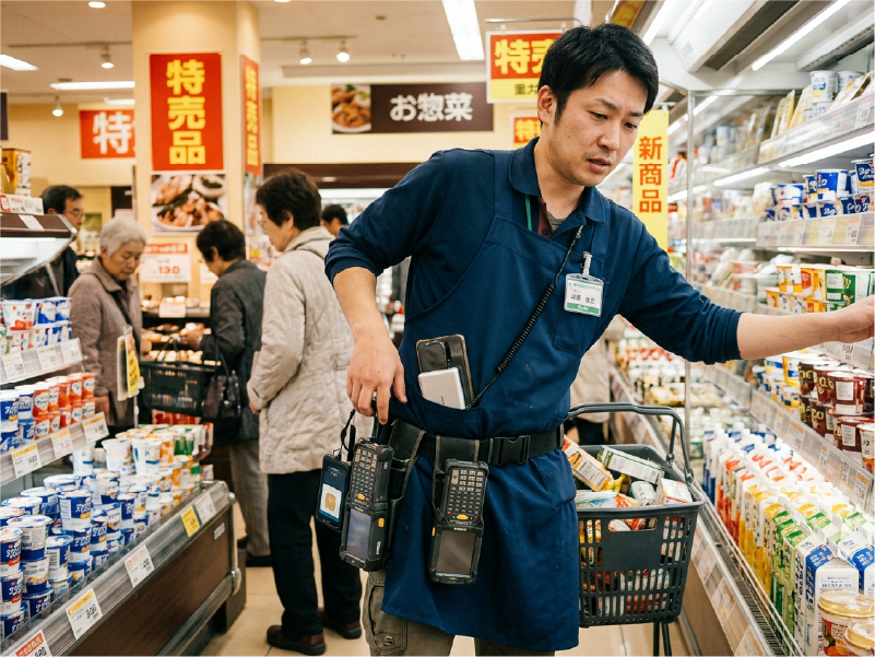 バーコード読取