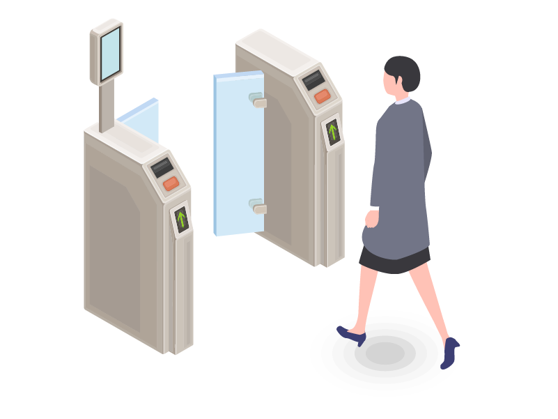 手ぶらで入場