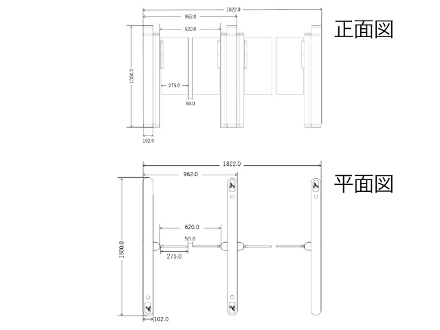 Stan Speed gate 寸法