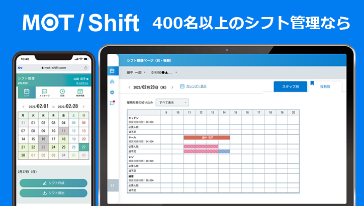 シフト管理システム「MOT/Shift」