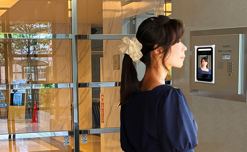 マンション 顔認証AIカメラソリューション