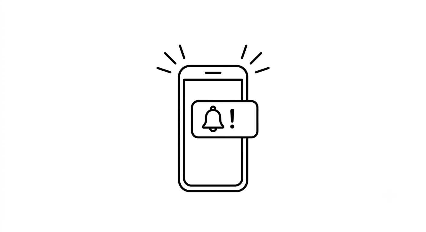 顔認証システムからのMOTPhone・チャットへのアラート通知アイコン